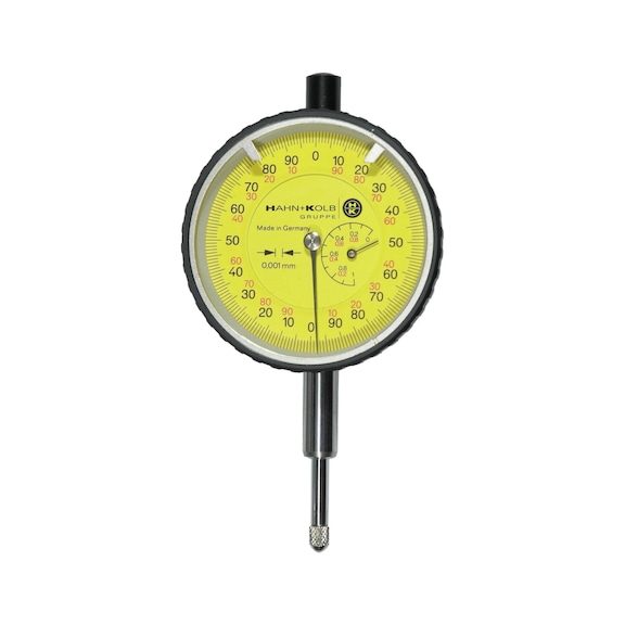 Czujnik zegarowy, działka elementarna 0,001&nbsp;mm, zakres pomiarowy 1&nbsp;mm - Czujniki zegarowe
