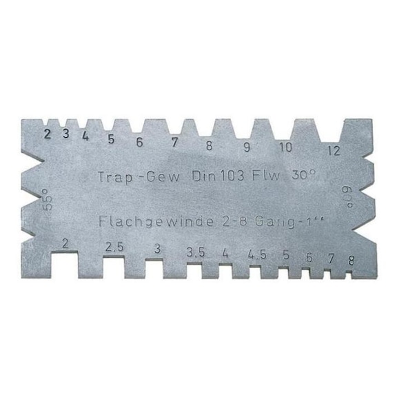 ORION thread cutting gauge for square and trapezoidal threads - Thread cutting gauge