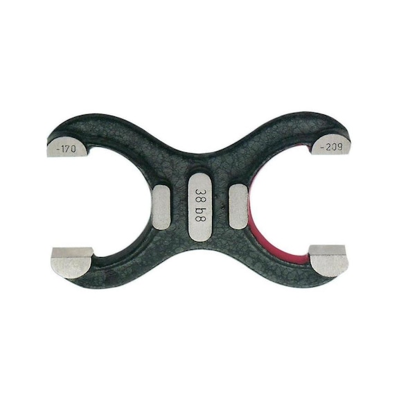 Double-jaw limited snap gauge