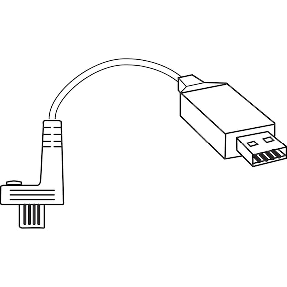 Câble de raccordement ATORN multiCOM avec interface USB, longueur de câble 2 m - Câble de raccordement
