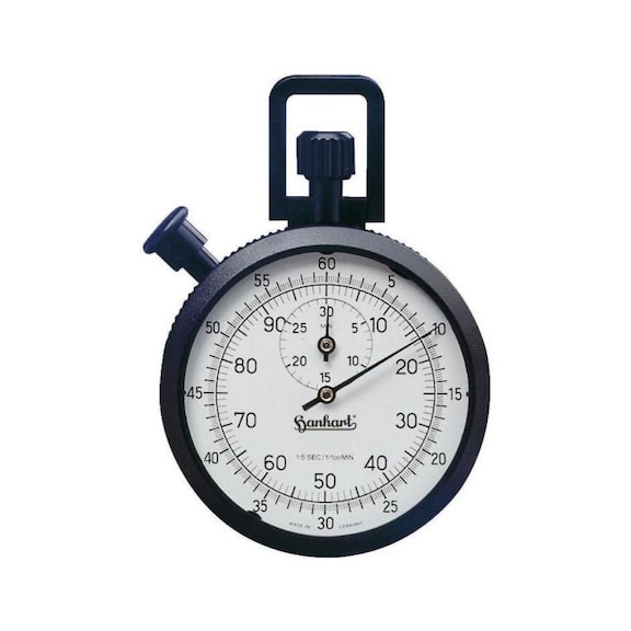 Chronomètre totalisateur HANHART, grad. 1/5&nbsp;s et 1/100&nbsp;min - Chronomètre totalisateur