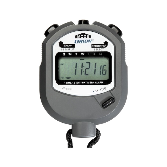 ORION elektronische stopwatch cijfergrootte 11&nbsp;mm 10&nbsp;uur 1/100&nbsp;s - Elektronische stopwatch