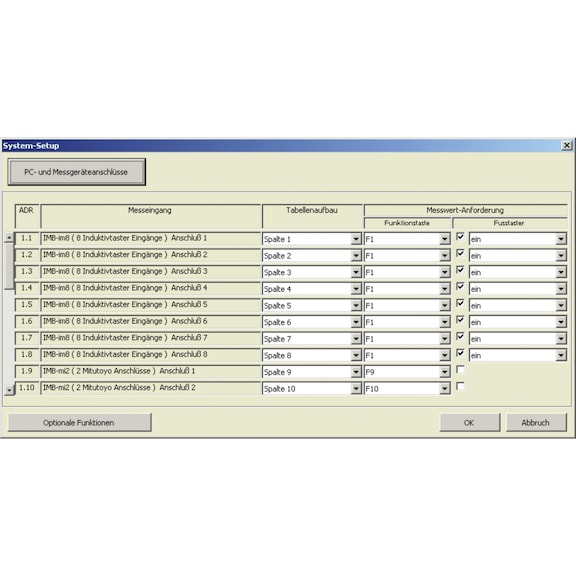 Software IMB IBREXDLL voor de overdracht van meetwaarden naar MS Excel - Software IBREXDLL