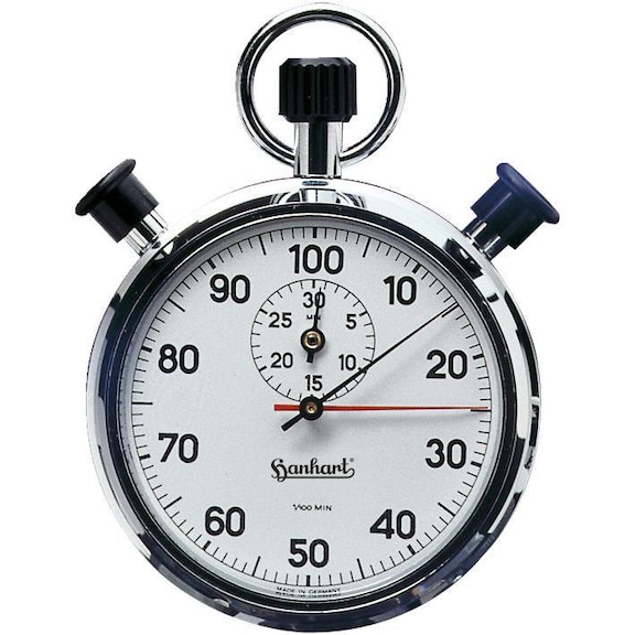 HANHART AWF2 iki elle kullanılan kronometre, bölme 1/100&nbsp;dak. - Çift göstergeli kronometre