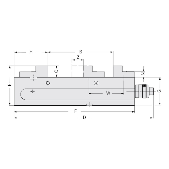 Jubiläumsprodukt: ATORN NC Hochdruck-Maschinenschraubstock MM-G 125 mm - Hochdruck-Maschinenschraubstöcke MM-G |AKTION
