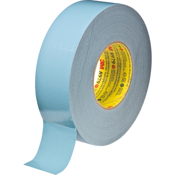 3M 8979 premium fabric adhesive tape, blue-grey, 48 mm x 22.8 m - UV-resistant premium fabric adhesive tape 8979
