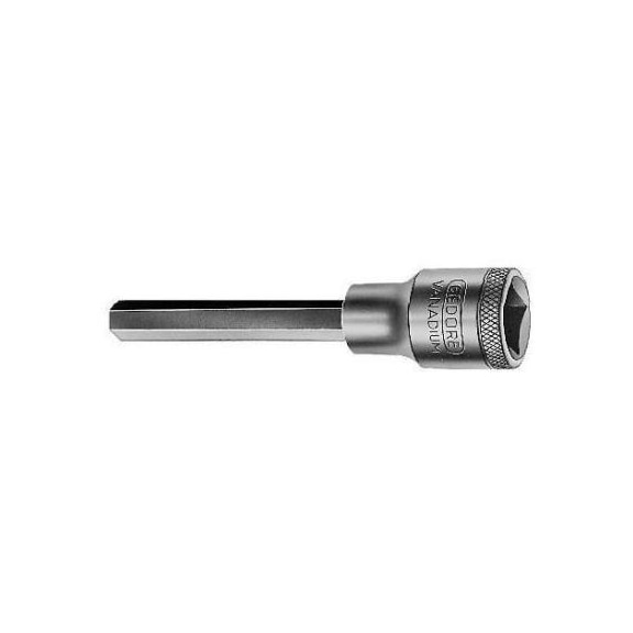 GEDORE Schraubendrehereinsatz 6 mm 1/2 Zoll 90 mm für Innensechskant-Schrauben - Schraubendreher-Einsatz