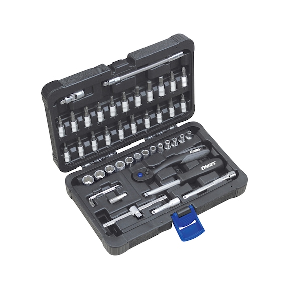 Socket wrench set, 46 pieces
