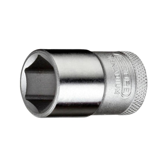 GEDORE socket wrench insert 34 mm 1/2 inch DIN 3124 hexagon - Socket wrench insert