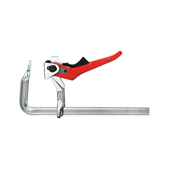 All-steel lever action clamps