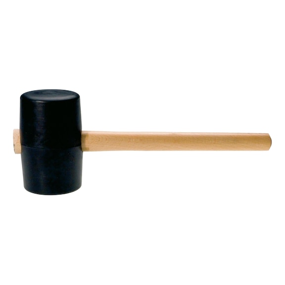 ORION hamer van rubbercomposiet, diameter kop 74&nbsp;mm, essen steel - hamer van rubbercomposiet