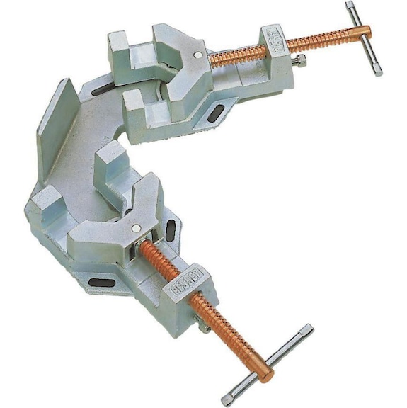 Mitre clamp with double locking handles