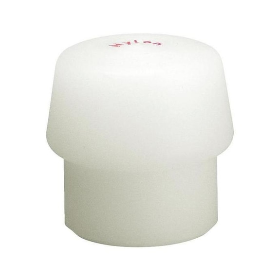 Embout en nylon HALDER SIMPLEX, blanc, diamètre 30 mm - Embouts de rechange en nylon