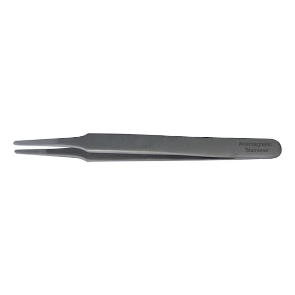 ATORN tweezers non-magnetic 120&nbsp;mm strong flat tips - Precision electronics tweezers with fine tip shapes
