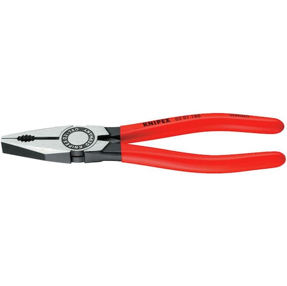 Combination pliers with dipped grip covers