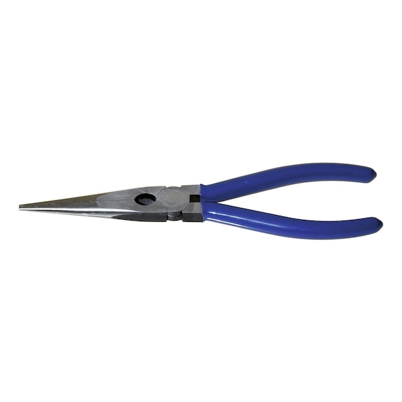 ORION snipe nose pliers, 200 mm, with plastic handle - Snipe nose pliers, straight, with dipped grip covers