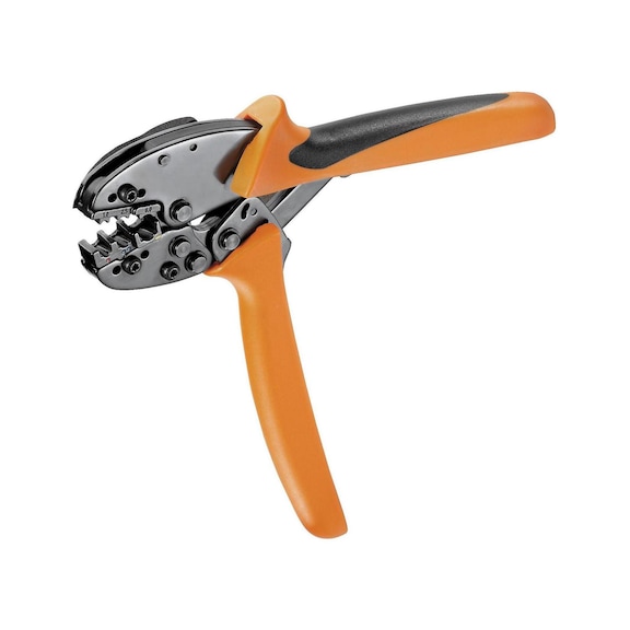 Lever crimping tool for connectors 0.5–6&nbsp;mm²
