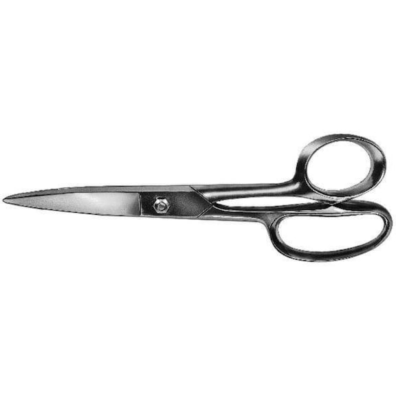 ORION 工作剪刀，210 毫米，齿状切削刃，镀镍 - 工作剪刀