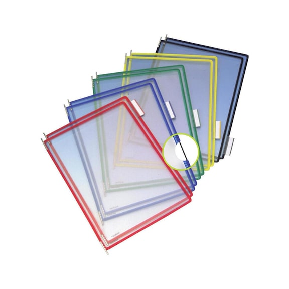 Pochettes transparentes assorties 10 pièces 385x245x50 mm assorties - Pochettes transparentes