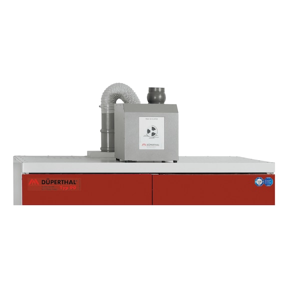 Fixation d'extracteur DÜPERTHAL avec ventilateur pour armoire de séc. Classic - Fixation d'extracteur