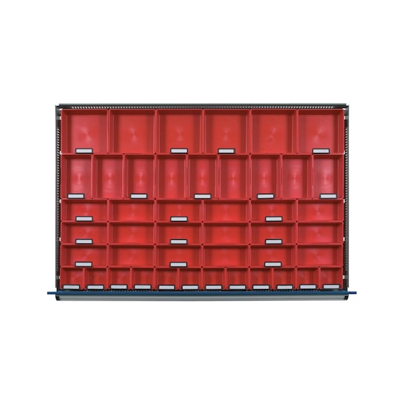 HK inrichtingsmateriaal 700 B reserveonderdelenboxen vanaf 40 mm - Reserveonderdelenbox voor klein materiaal