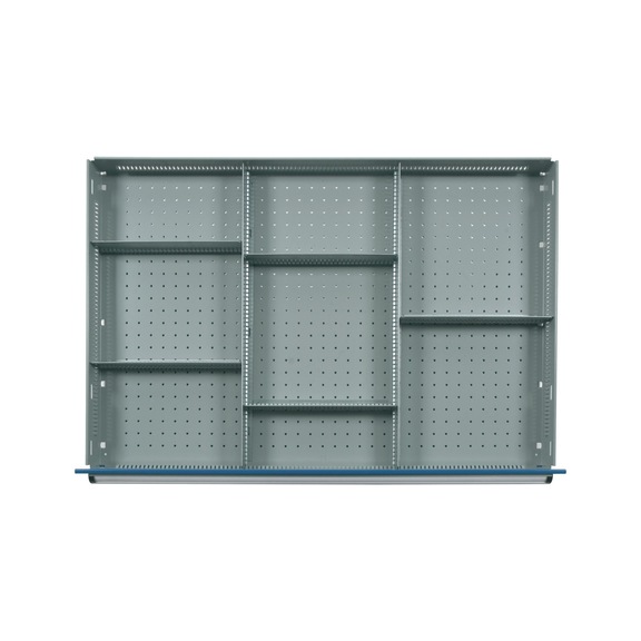 Compartment rails and compartment dividers 8 compartments