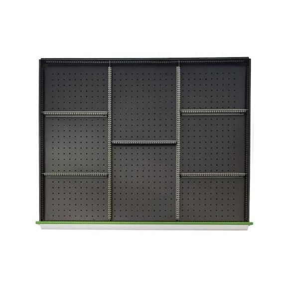 HK range of inserts 800 B 8 compartment divisions from 100 mm - Compartment rails and compartment dividers 8 compartments