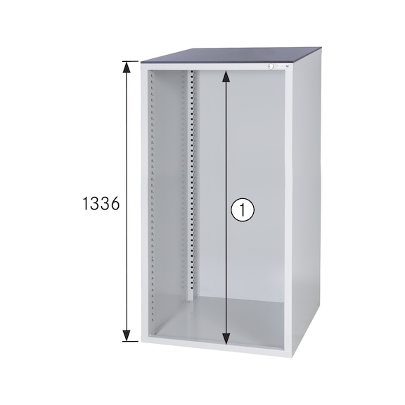 Cabinet housing system 700 S, height 1336 mm
