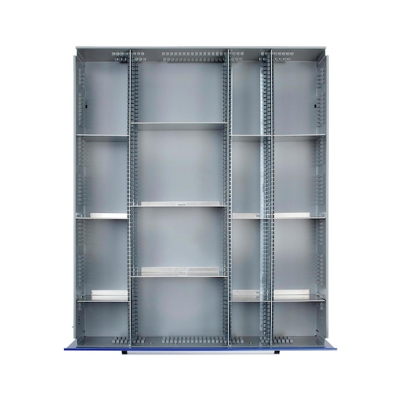 Compartment rails and compartment dividers 16 compartments