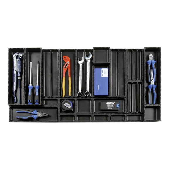 Aqurado Organisation System Basic Tool Set 27 Pieces For Cabinet