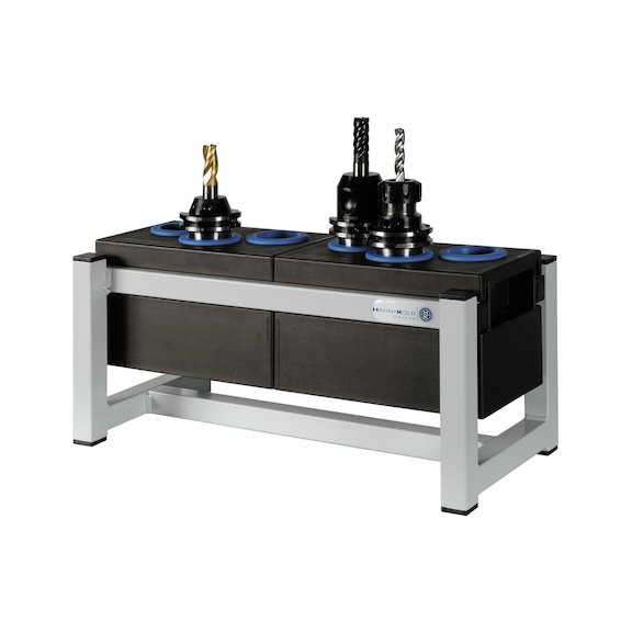 WTS masa üstü çerçeve, 3 tutucu, 660 x 205 x 200 mm, RAL 7035 - CNC table frame