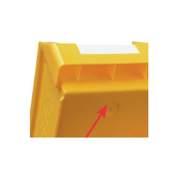 RasterPlan Lagersichtkästen Gr. 8 85x105x45 mm gelb - Sichtlagerkasten