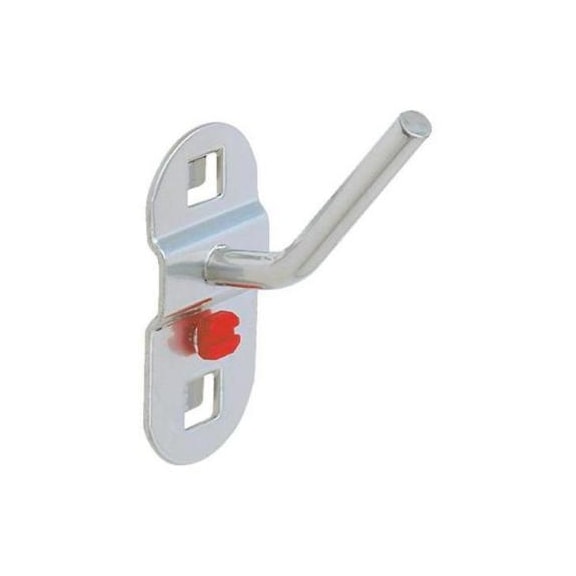 Angled hook L 40/ 14 mm aluminium-coloured - Angled hook for nuts