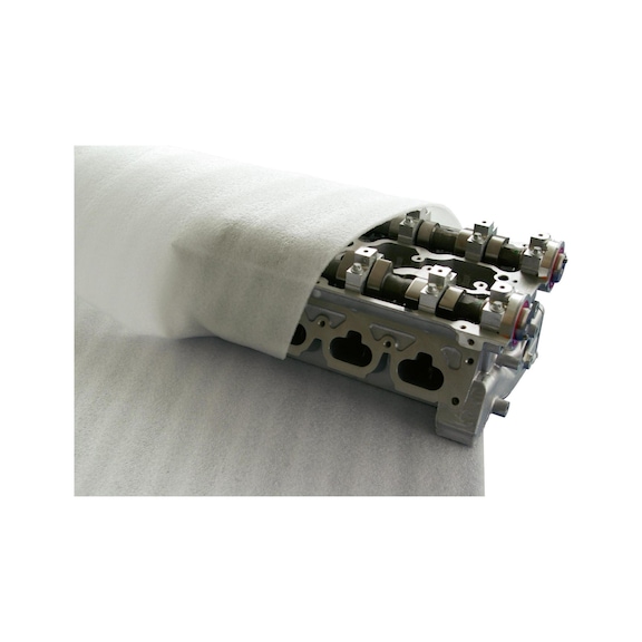 Paketleme köpüğü, kalınlık 3 mm, GxU 1250 mmx175 m, renk: beyaz, rulo - Paketleme köpüğü filmi