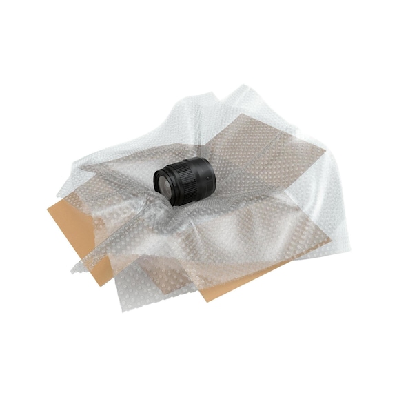 Papier bulle lxL 1200 mm x 100 m 2 couches, ép. 60 µm, rouleau - Film à bulles