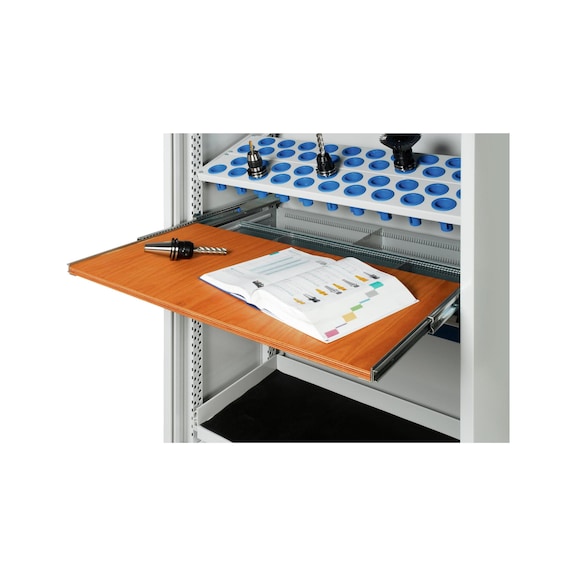 Uittrekbaar legbord, gemaakt van multiplex beuken, 20 mm dik voor WTS-modulekast - Legbord
