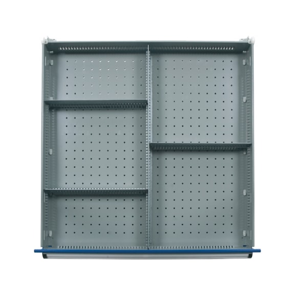 Matériel de subdivision HK pour armoire 700&nbsp;S7 32/6 avec 4&nbsp;tiroirs - Armoire à tiroirs, système 700&nbsp;S - gamme d'inserts