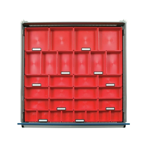 HK inrichtingsmateriaal 700 S reserveonderdelenboxen vanaf 70 mm - Reserveonderdelenbox voor klein materiaal