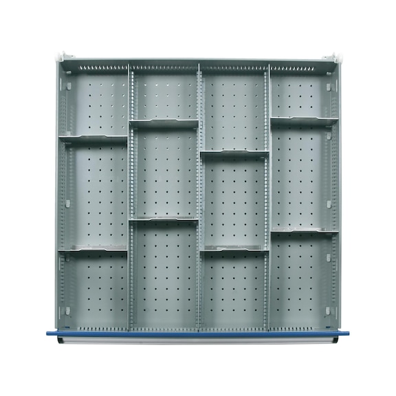 Compartment rails and compartment dividers 12 compartments