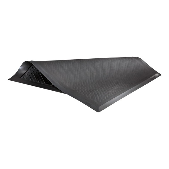 Ergolastec 工作脚垫，采用平整表面结构，A 型，1350 x 1000 x 16 mm - 丁腈橡胶制成的工作脚垫，耐油、阻燃