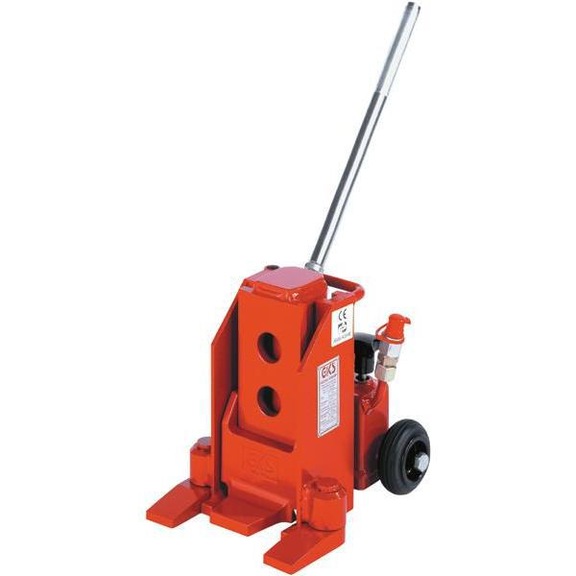 Hydraulic lifting device with adjustable lifting strap HAHN+KOLB