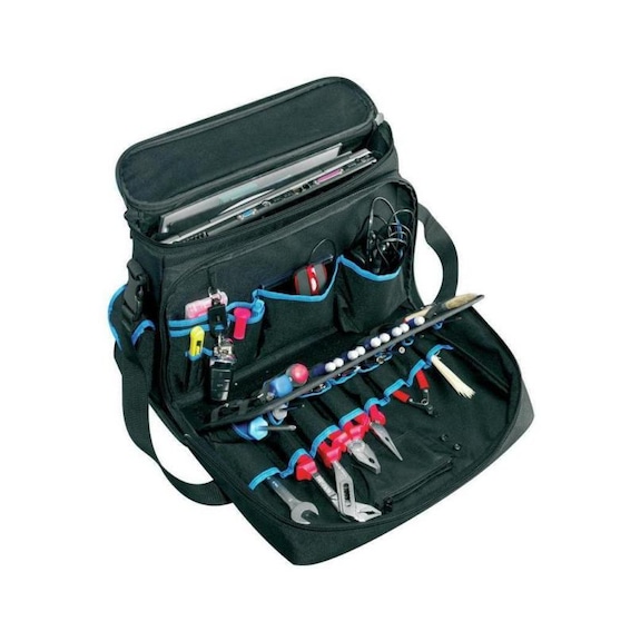 B+W naylon dizüstü takım çantası, siyah - Dizüstü bilgisayar bölmeli takım çantası