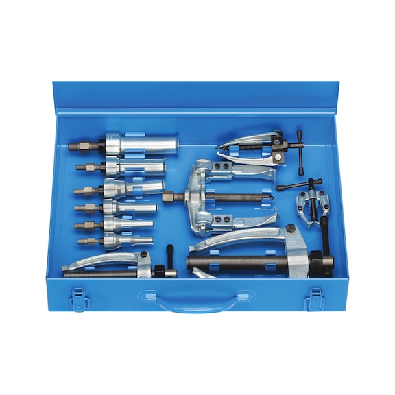 Ball bearing puller and extractor set, 11&nbsp;pieces