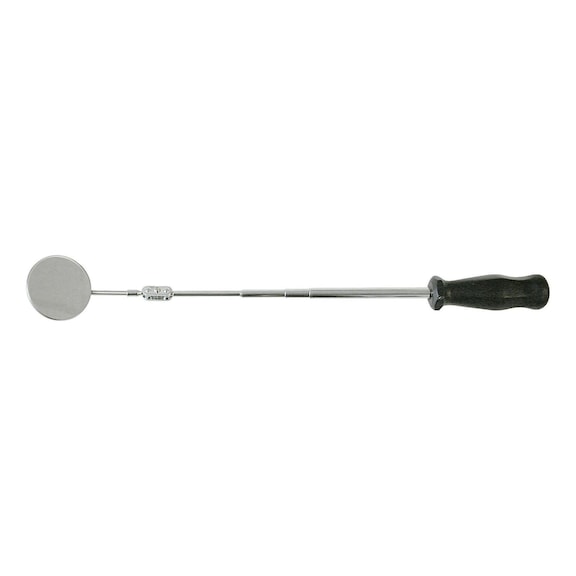 Inspection mirror with metal telescopic rod