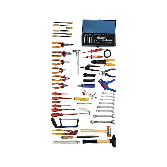 Zestaw narzędzi, 92 elementy dla elektroników przemysłowych - Zestaw narzędzi