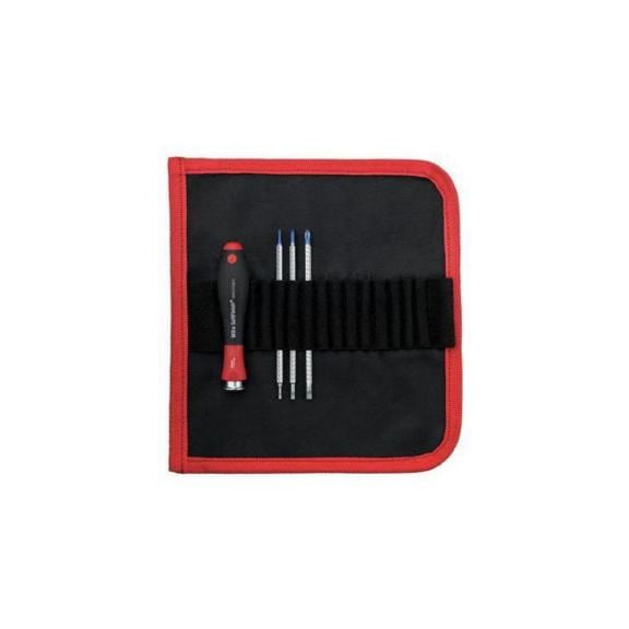 Reversible screwdriver sets with telescopic blade - 4, 6 or 11 pieces