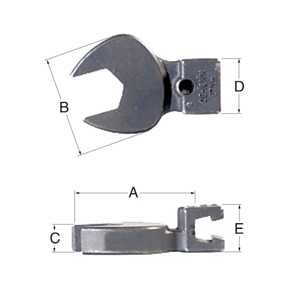 Otevřený klíč STURTEVANT RICHMONT, 22 mm, OE-22 - Spojovací bit STURTEVANT RICHMONT