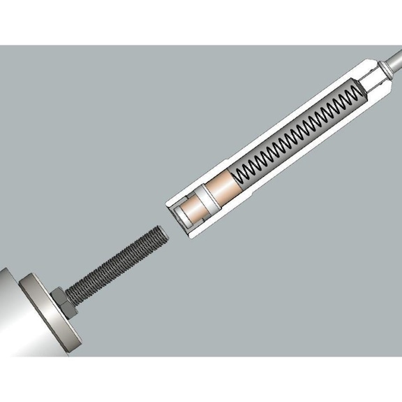 M-tec Ergonic hexagonal socket wrench, with magnet - 2