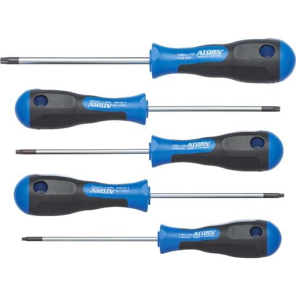 TX - IP screwdriver sets 3 to 7 pieces