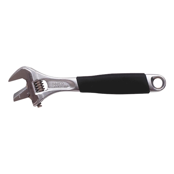 Wrench steel body with elastomer handle